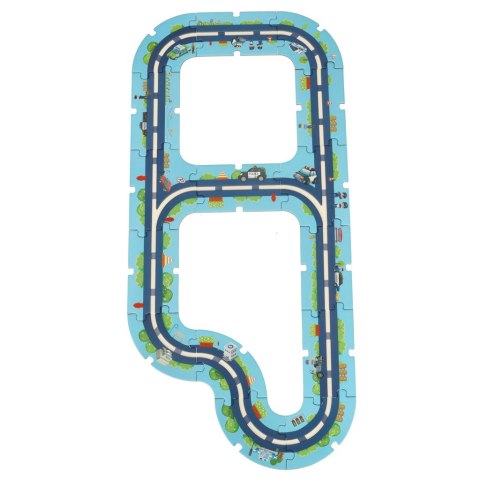 Tor samochodowy puzzle policja pojazdy miasto 47 elementów Tor samochodowy puzzle policja pojazdy miasto 47 elementów