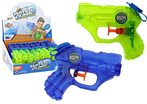 Mini Pistolet Na Wodę Zielony Granatowy Zasięg 7-8m Mini Pistolet Na Wodę Zielony Granatowy Zasięg 7-8m