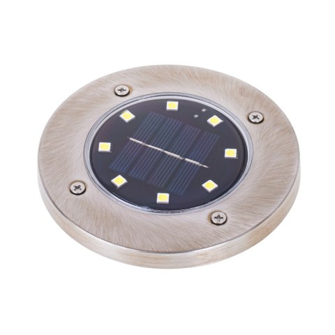 Lampy solarne gruntowe najazdowe ogrodowe 8LED 4szt. ciepły biały Lampy solarne gruntowe najazdowe ogrodowe 8LED 4szt. ciepły biały