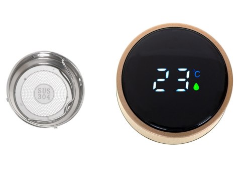 Kubek bidon termiczny termos smart LED 500ml złoty Kubek bidon termiczny termos smart LED 500ml złoty