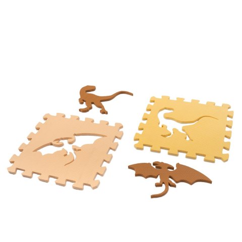 Mata edukacyjna piankowa puzzle kojec brązowa 143 x 143 cm 36 elementów Mata edukacyjna piankowa puzzle kojec brązowa 143 x 143 cm 36 elementów