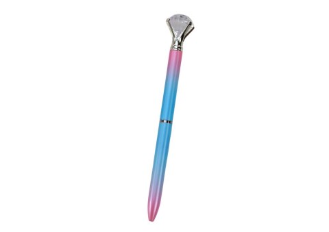 Długopis Z Diamentem Kolorowy Niebieski Wkład 0.7mm Mix Długopis Z Diamentem Kolorowy Niebieski Wkład 0.7mm Mix