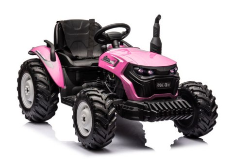 Traktor Na Akumulator HC-306 Różowy 24V Traktor Na Akumulator HC-306 Różowy 24V