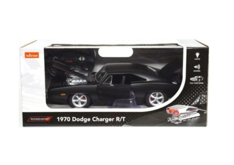 Auto RC 1:16 Zdalnie Sterowany Dodge Charger R/T Otwierane Elementy Czarny Auto RC 1:16 Zdalnie Sterowany Dodge Charger R/T Otwierane Elementy Czarny