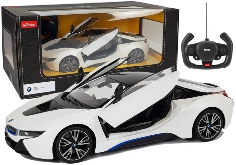 Auto R/C BMW i8 Rastar 1:14 Biały Drzwi Automatyczne Auto R/C BMW i8 Rastar 1:14 Biały Drzwi Automatyczne